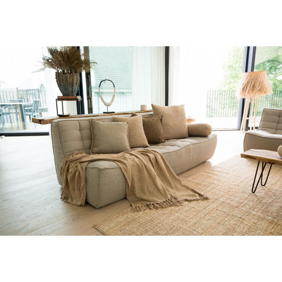 Tiseco Coussin Coton Flammé  