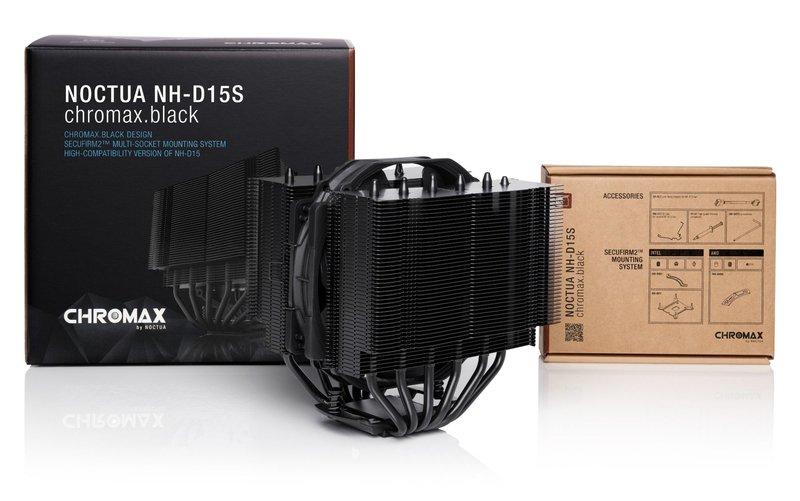 Noctua  NH-D15S chromax.black Prozessor Kühler 14 cm Schwarz 1 Stück(e) 