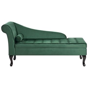 Chaiselongue aus Samtstoff Retro PESSAC