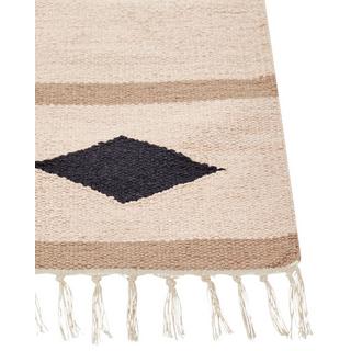 Beliani Tapis en Coton Boho BERDIK  