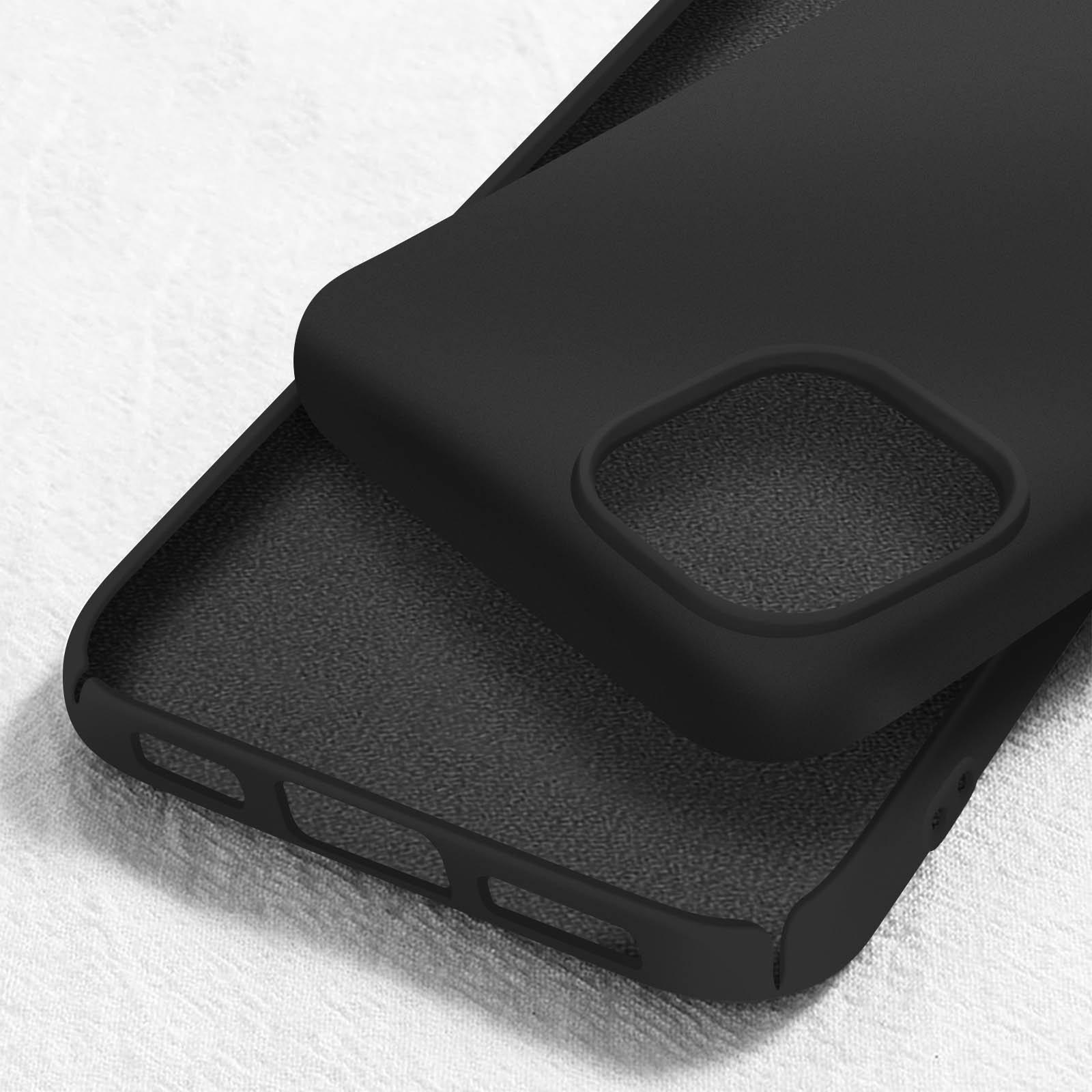 Avizar  Cover iPhone 15 Pro soft-touch mat nera 