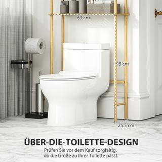 HOMCOM Toilettenregal  