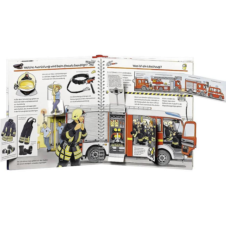 Wieso? Weshalb? Warum?, Band 2: Alles über die Feuerwehr Erne, Andrea; Nieländer, Peter (Illustrationen) Gebundene Ausgabe 