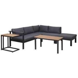 Beliani Set lounge pour jardin en Aluminium Moderne MESSINA  