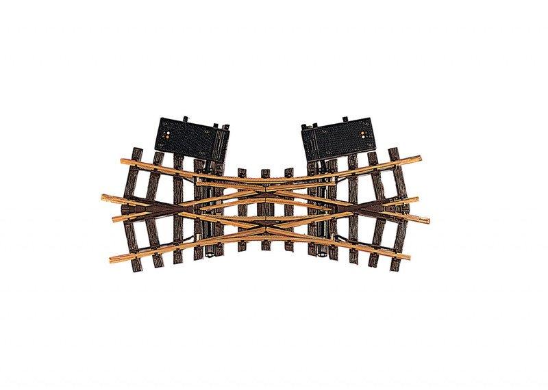 Image of Elektrische Doppelkreuzungsweiche, 22,5°