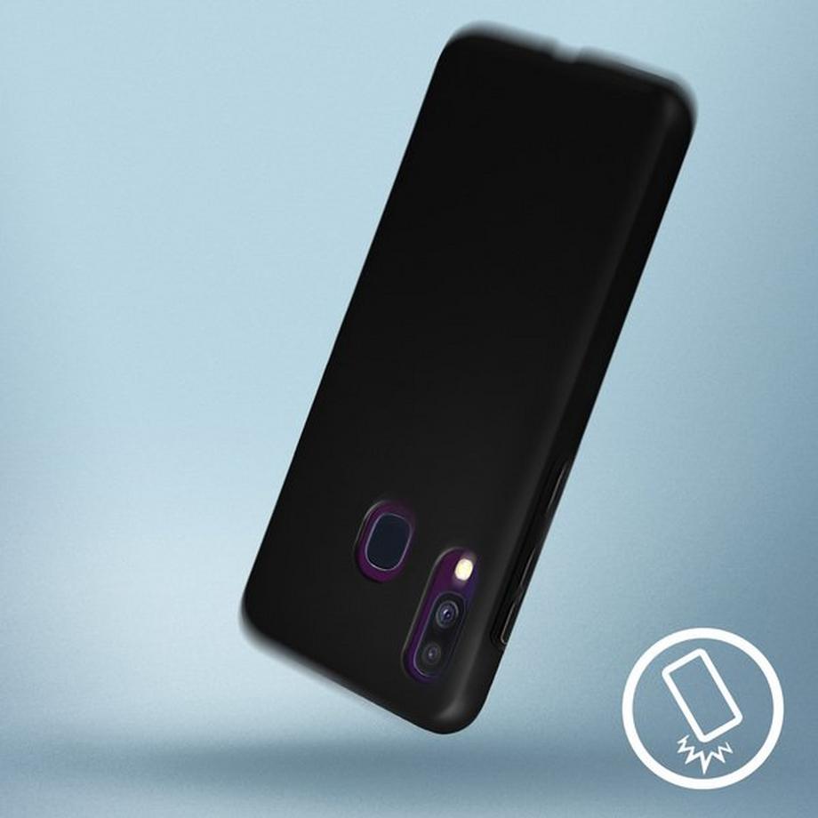 Avizar  Coque intégrale Galaxy A40 Noir 