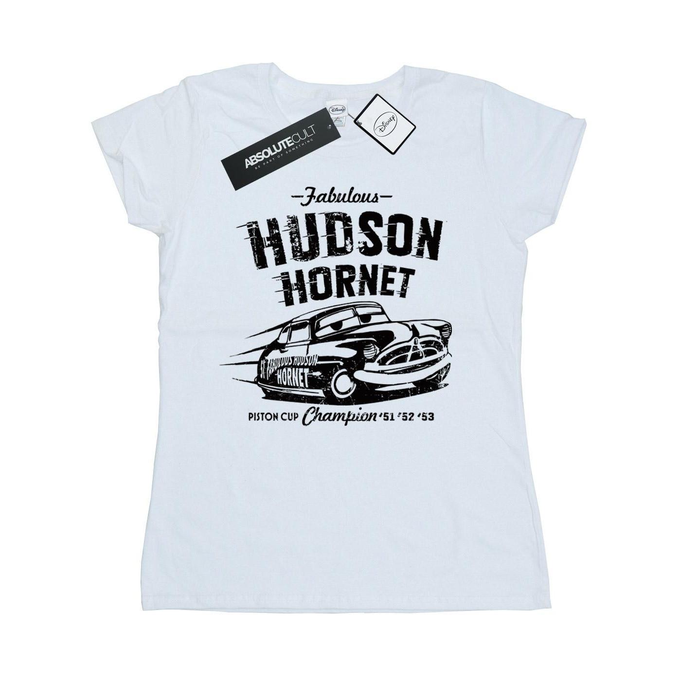Image of Cars Hudson Hornet Tshirt Damen Weiss XL