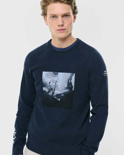 Image of T-shirt Langer Arm Payo Herren Dunkelblau XL