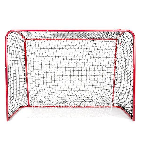 Image of Unihockey-floorballtor Aus Stahl 160x115x60cm Unisex Rot 300cm