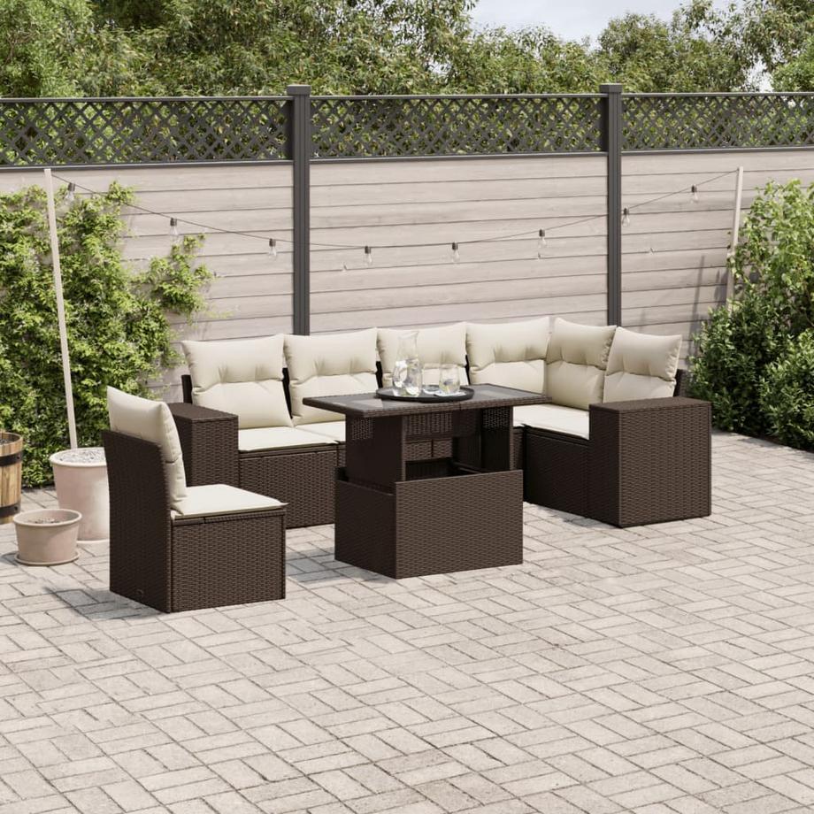 VidaXL Garten sofagarnitur poly-rattan  
