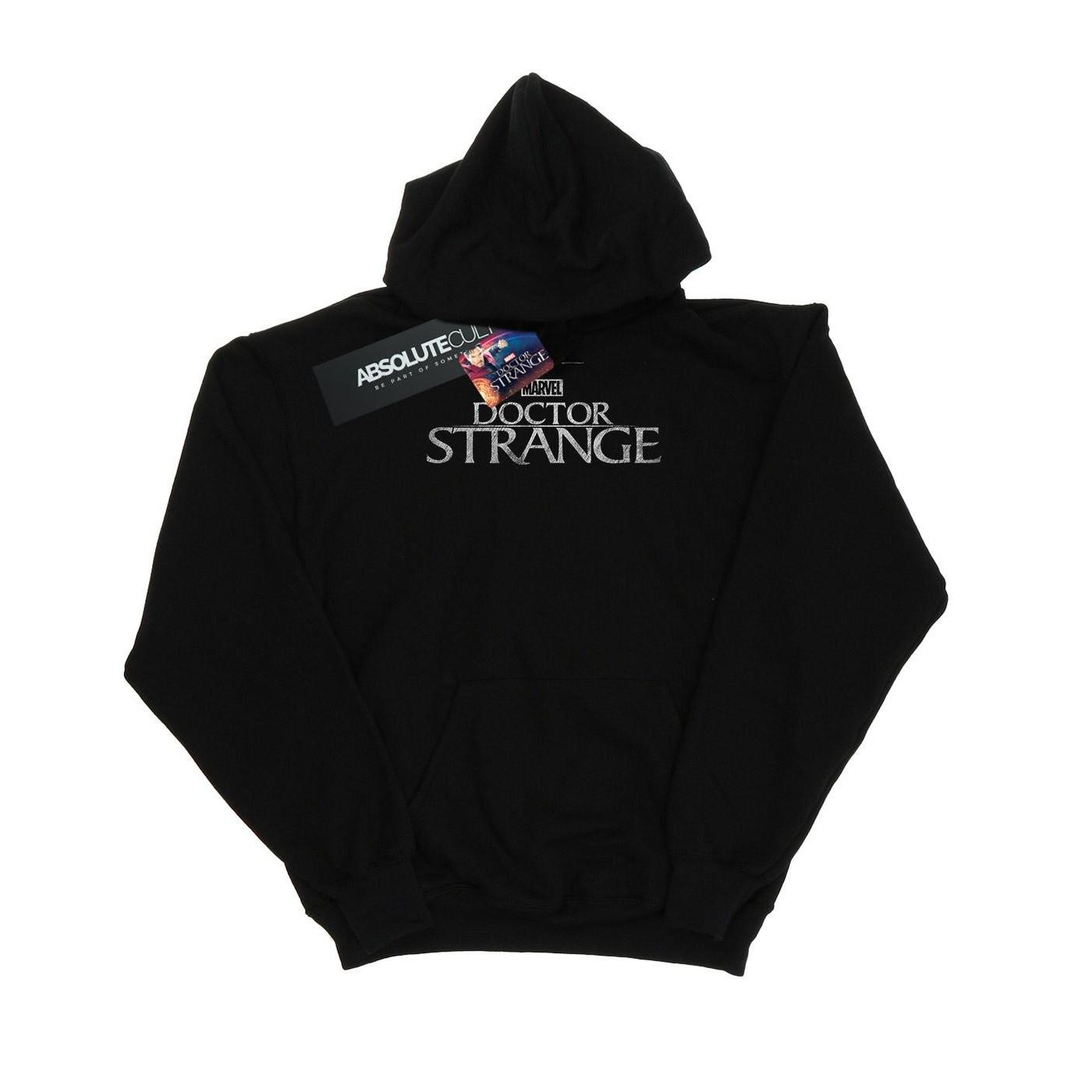 Image of Doctor Strange Logo Kapuzenpullover Jungen Schwarz 152-158
