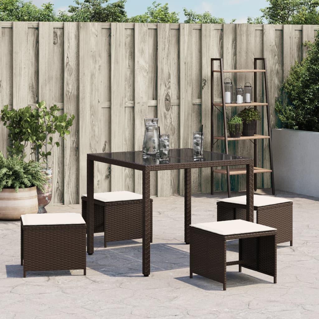 VidaXL  Tabouret de jardin rotin synthétique 