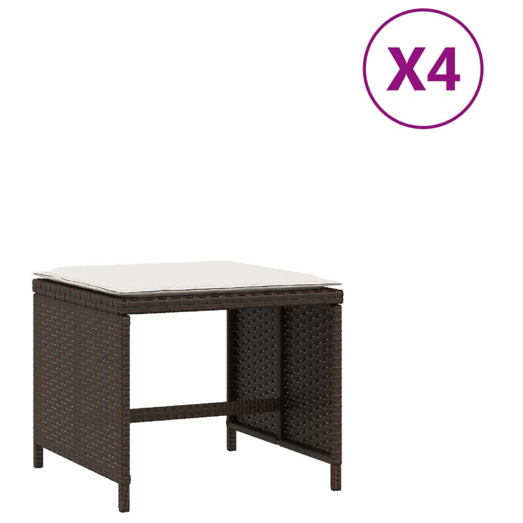 VidaXL  Tabouret de jardin rotin synthétique 