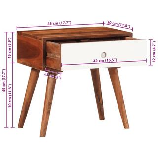 VidaXL Beistelltisch akazienholz  