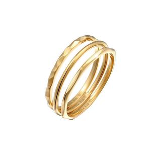 Elli  Bague Femmes Basique Empilement Set De 3 