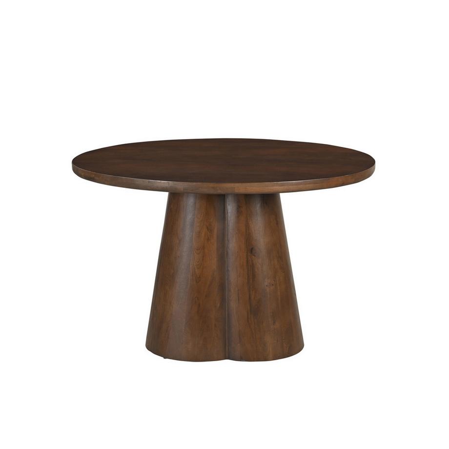 mutoni Table à manger Arcos marron ronde 120  