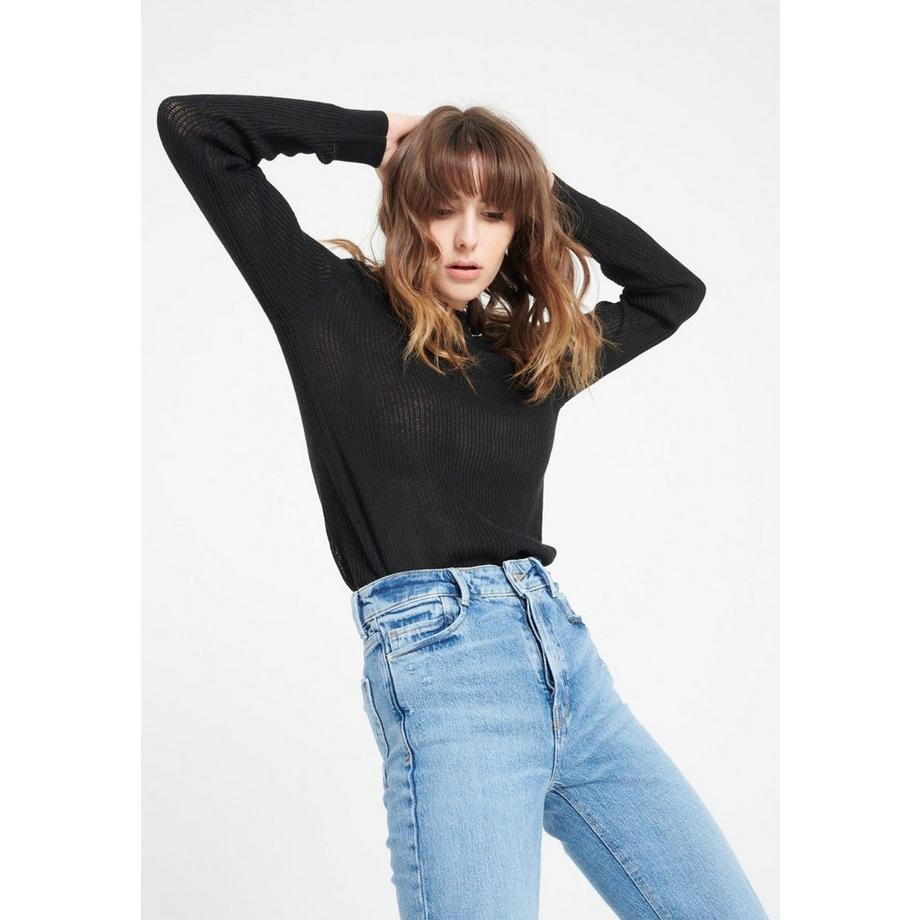 Studio Cashmere8 LILLY 23 Pointelle Maglia Girocollo  