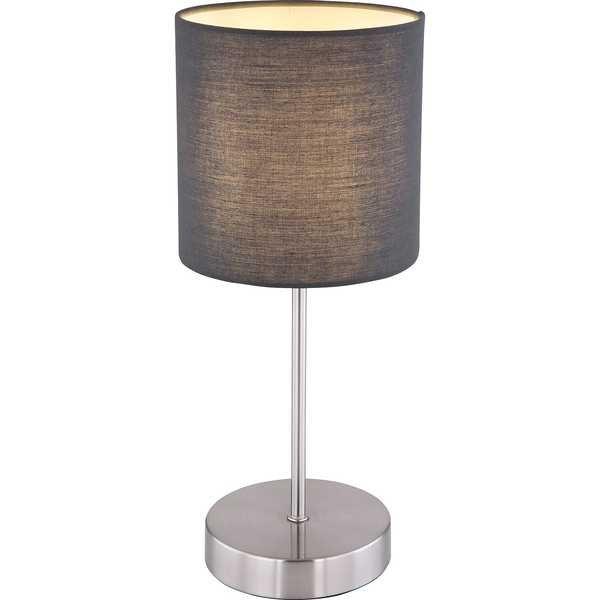 Image of Tischleuchte Sanna Metall Nickel matt 1xE14 Tischleuchte Sanna Metall Nickel matt 1xE14