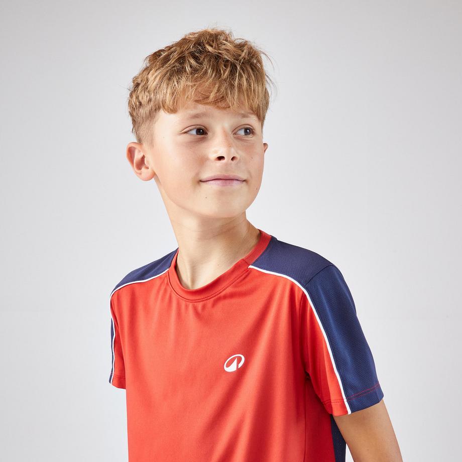 ARTENGO  Tennis T-Shirt Kinder Kurzarm synthetisch 
