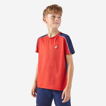 Tennis T-Shirt Kinder Kurzarm synthetisch