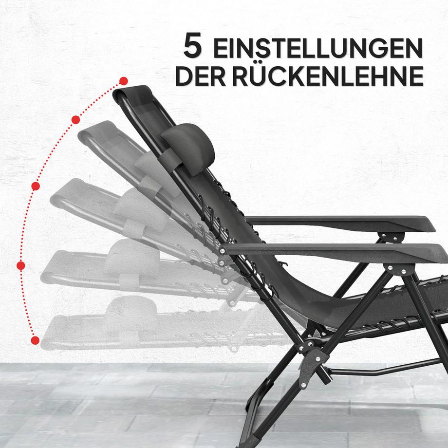 Outsunny Gartenliege Set  