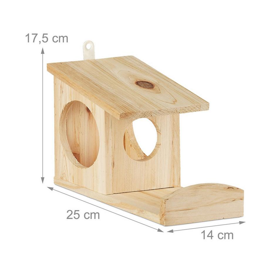 B2X  Eichhörnchenfutterspender zum Hinstellen 