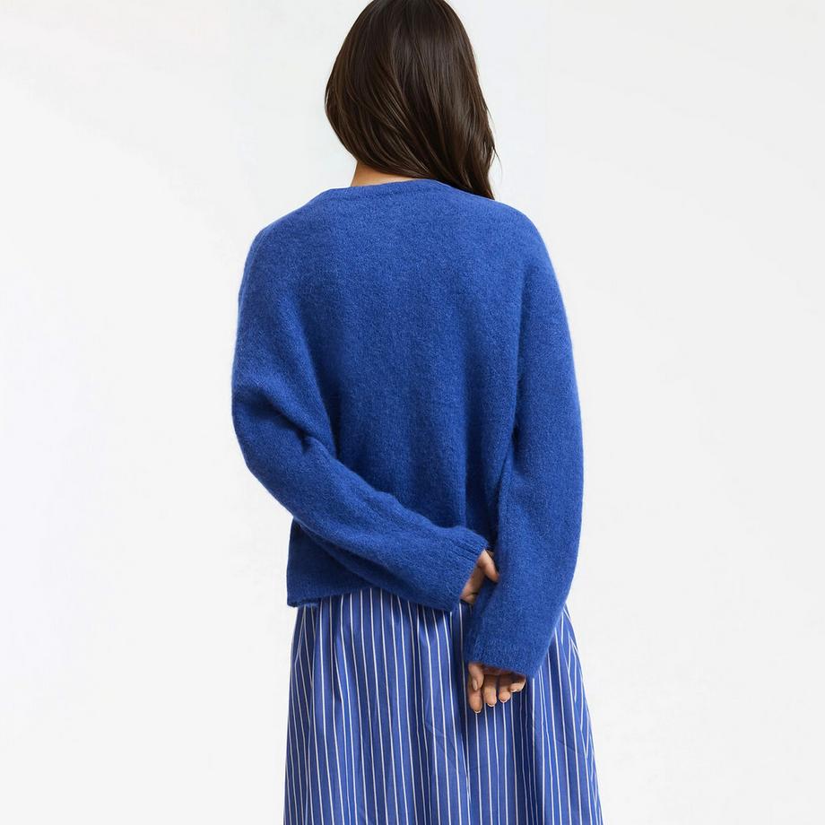 La Redoute Collections Cardigan alpaga mélangé  