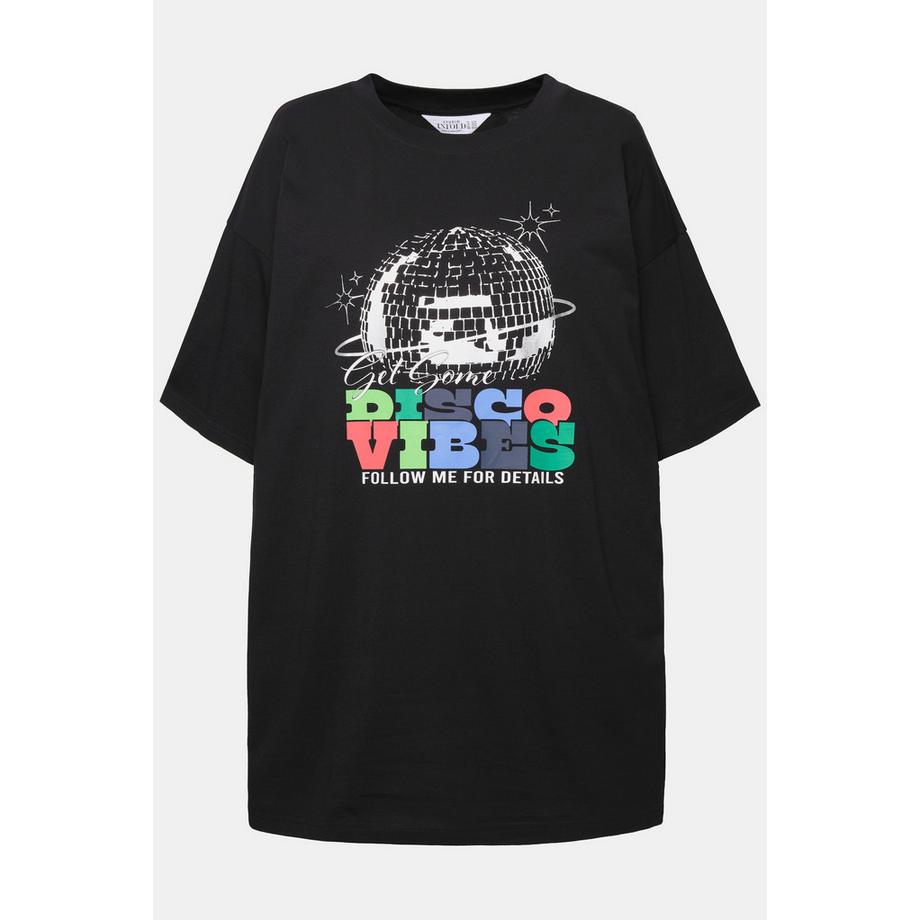 Studio Untold Maglia Oversize Stampa Vintage Girocollo Mezze Maniche  