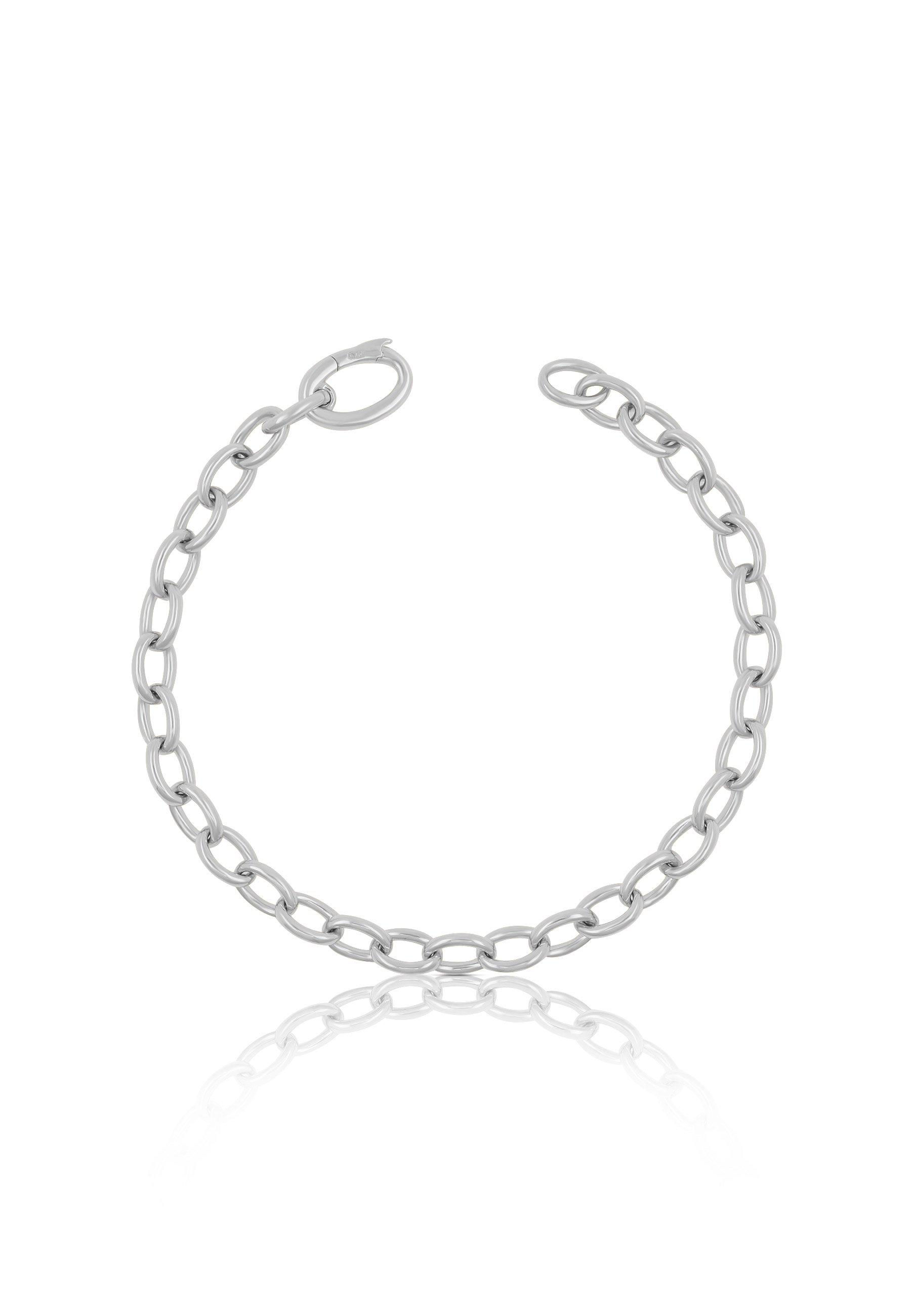 MUAU Schmuck  Bracelet Anker Weissgold 750 20cm, 6mm 