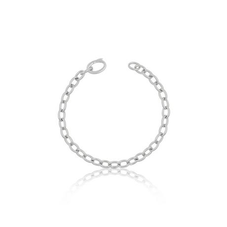 MUAU Schmuck  Bracelet Anker Weissgold 750 20cm, 6mm 