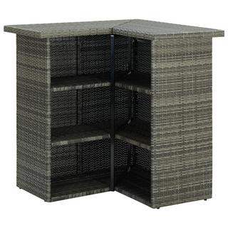 VidaXL Garten-bar set poly-rattan  