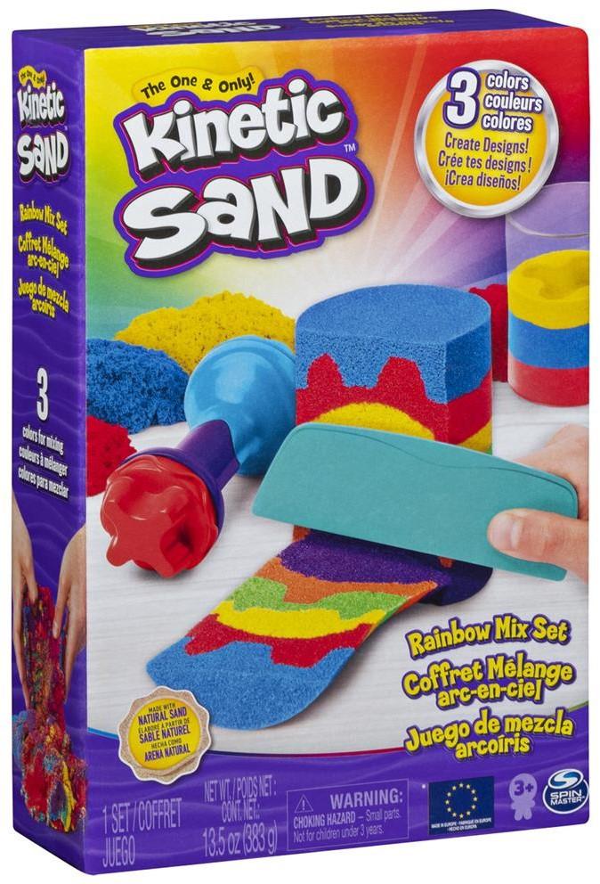 Image of Kinetic Sand Rainbow Mix Set Multicolor