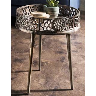 mutoni home Table d'appoint Zoe 1 rond 50x50  