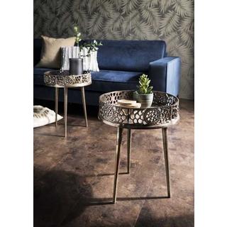 mutoni home Table d'appoint Zoe 1 rond 50x50  