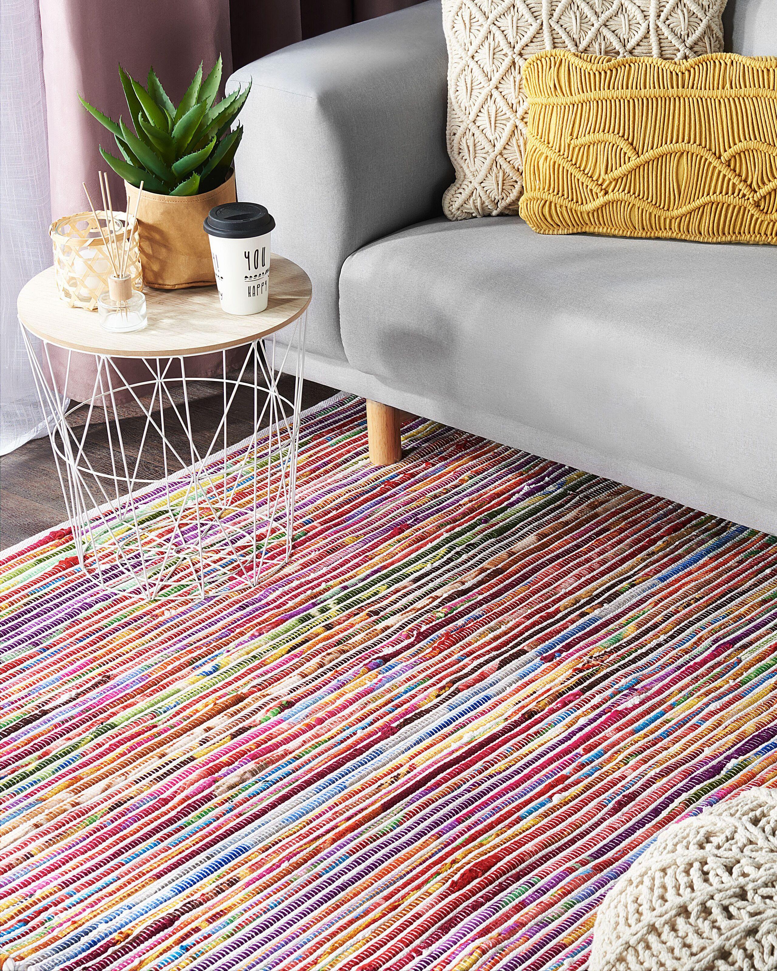 Beliani Tapis en Polyester Boho BARTIN  