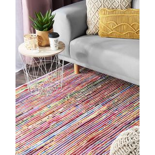 Beliani Tapis en Polyester Boho BARTIN  