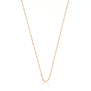 Collier Singapur Rotgold 750, 1.2mm, 38cm