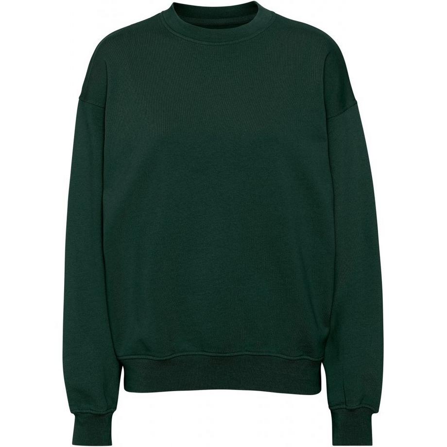 Sweatshirt mit Rundhalsausschnitt  Organic oversized hunter green