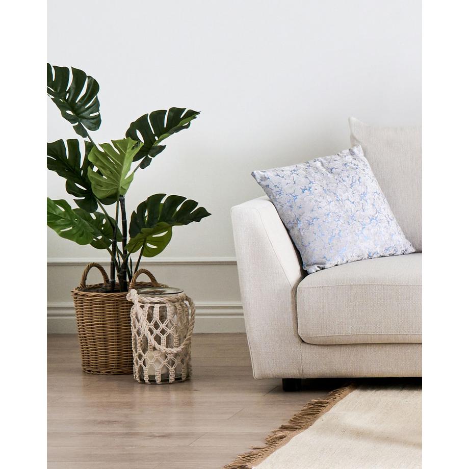 Beliani Plante artificielle en Matière synthétique Boho MONSTERA PLANT  