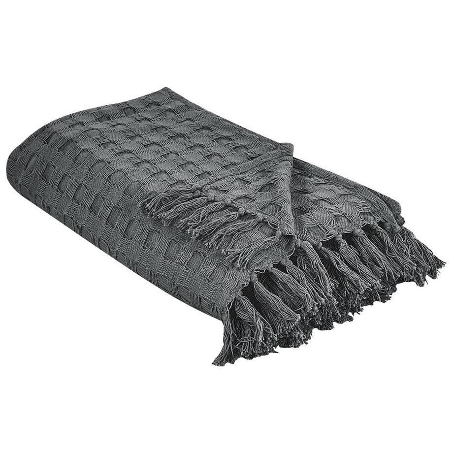 Beliani BERE Couvre-lit en Coton  