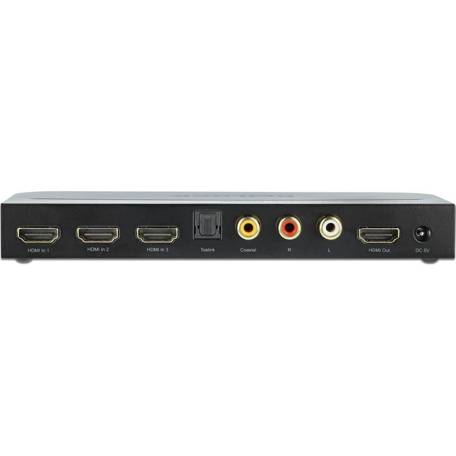 DeLock  UMSCHALTER 3 PORT HDMI, INKL. AUDIO EXTRAKTOR HDMI 