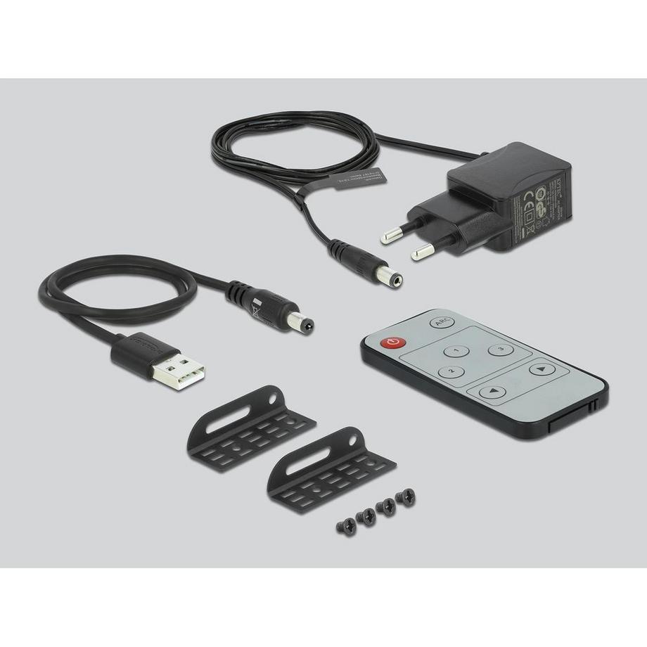 DeLock  UMSCHALTER 3 PORT HDMI, INKL. AUDIO EXTRAKTOR HDMI 