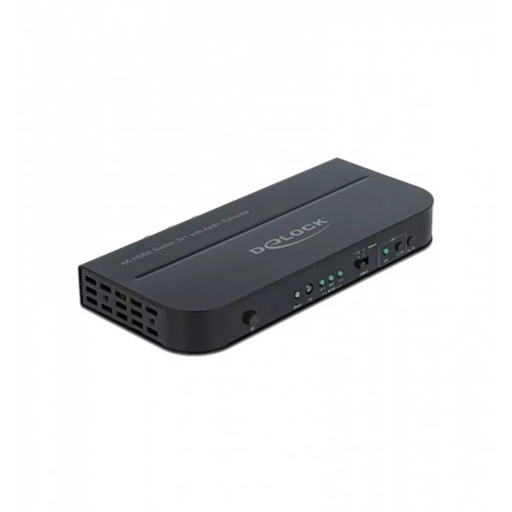 DeLOCK - Video/Audio-Schalter - 3 x HDMI - Desktop (66498)