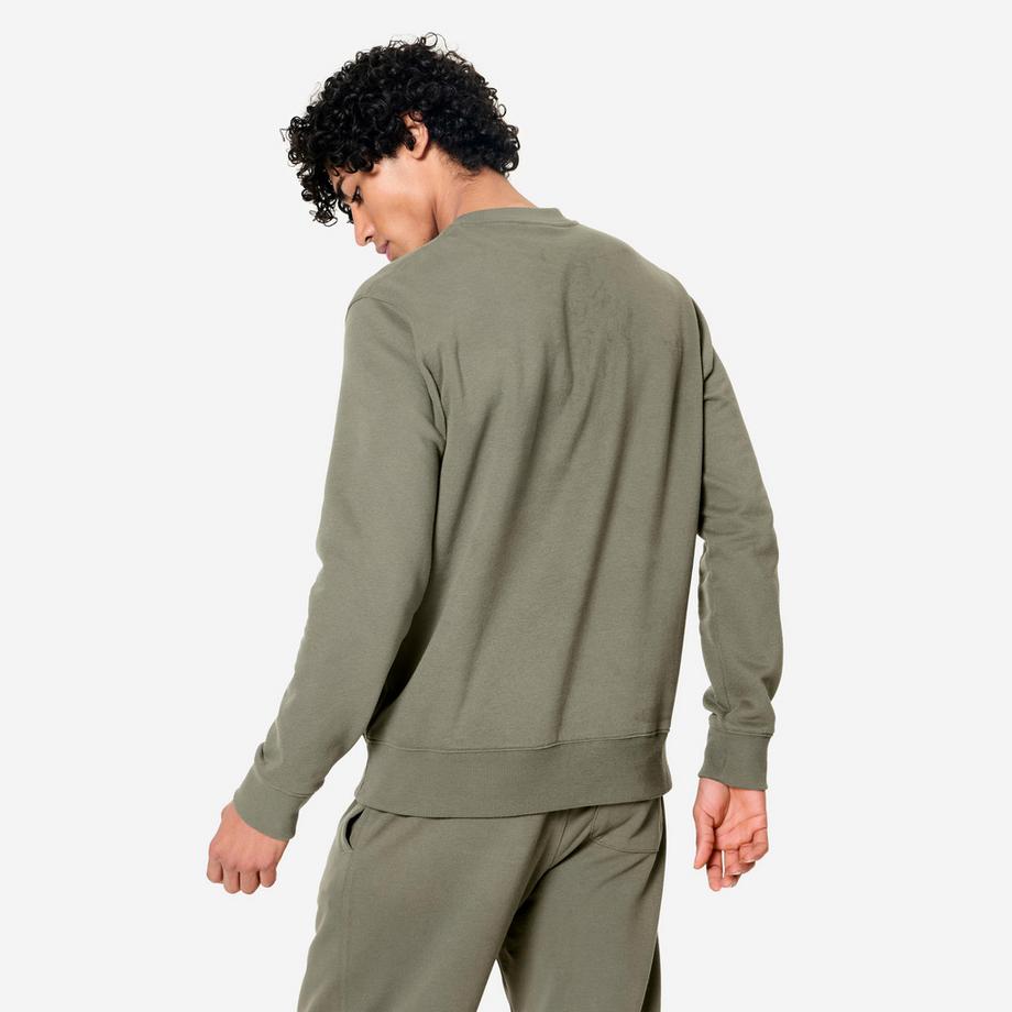 DOMYOS BASIC - Felpa uomo calda tessuto cotone  