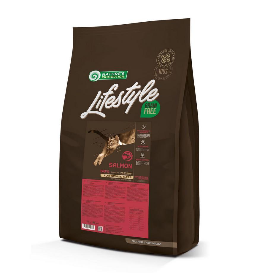 Nature's Protection Lifestyle  Grain Free Senior con Salmone 