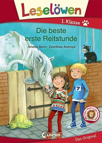 Leselöwen 1. Klasse - Die beste erste Reitstunde Amelie Benn Couverture rigide 