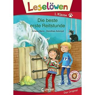 Leselöwen 1. Klasse - Die beste erste Reitstunde Amelie Benn Couverture rigide 