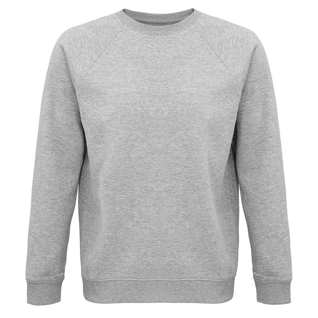 Image of Space Sweatshirt Aus Biologischem Anbau Raglanärmel Damen Taubengrau XXL