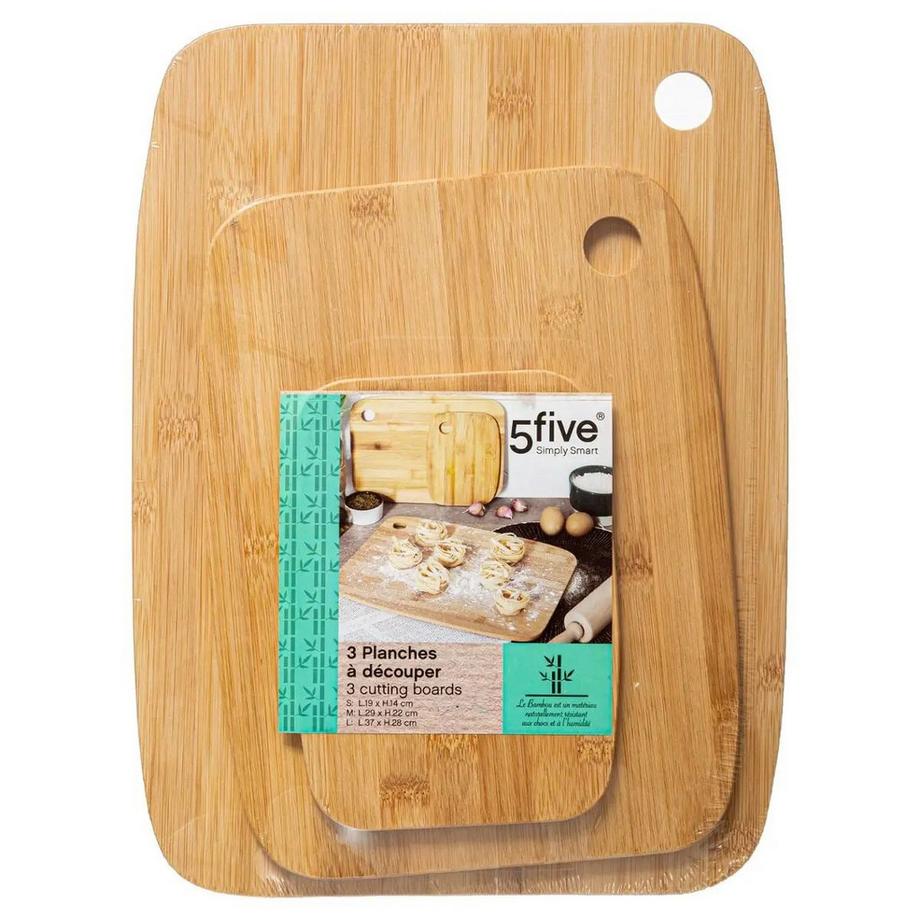 5five Schneidebretter aus Bambus - 3 Stk  