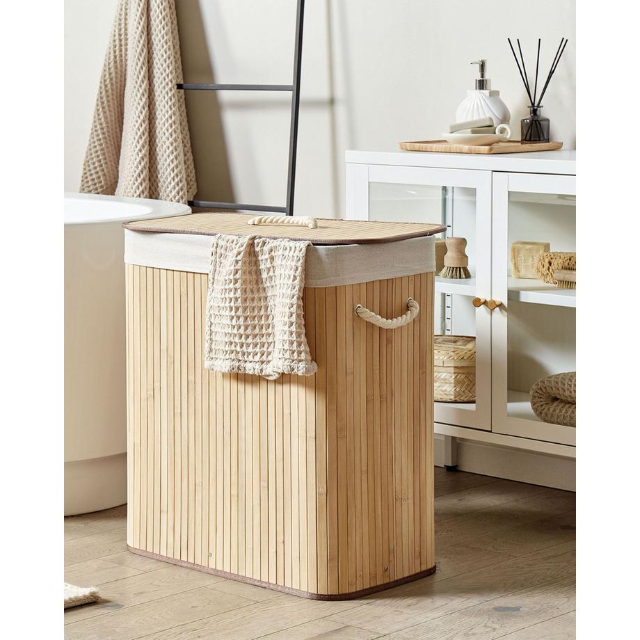 Beliani  Panier en Bambou Boho KANDY 